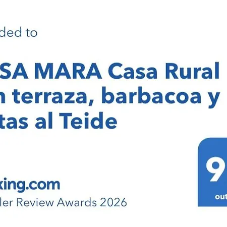 Casa Mara Con Terraza, Barbacoa Y Vistas Al Teide